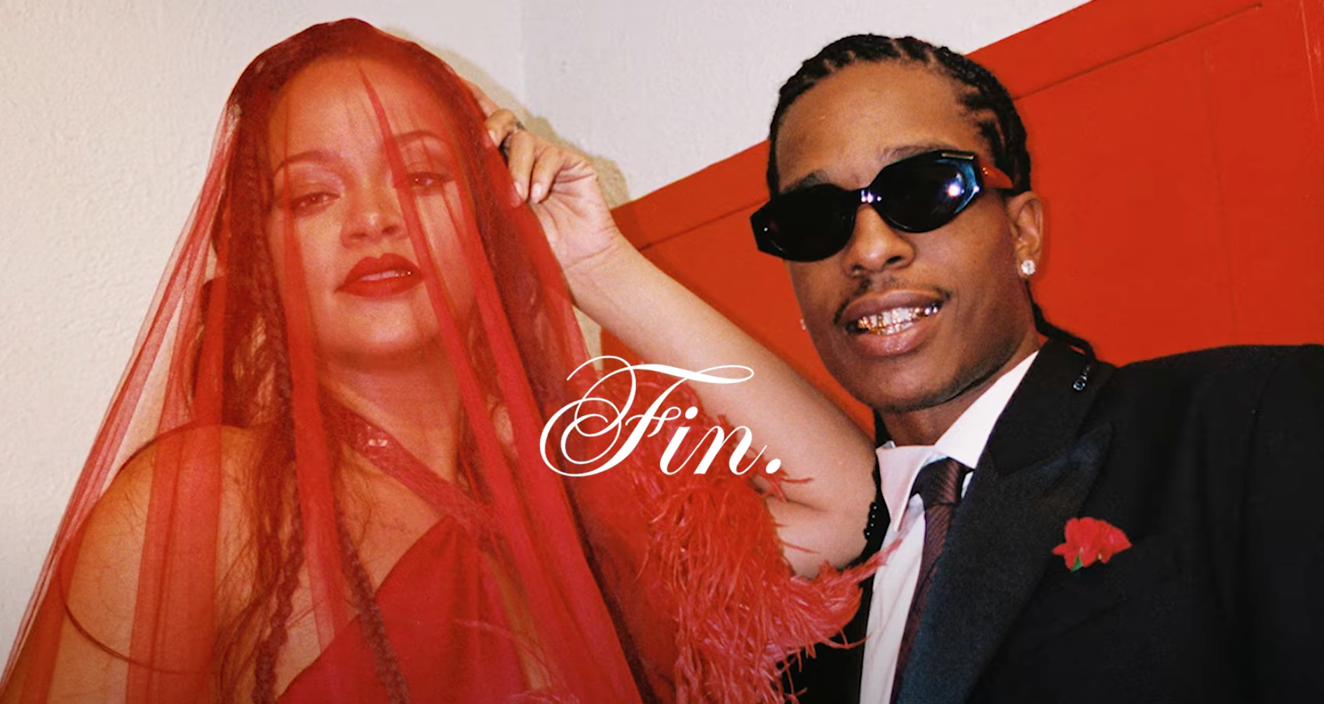 A$AP Rocky and Rihanna in the "D.M.B." video